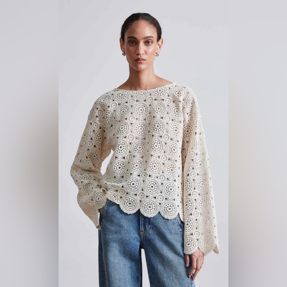 NWOT Apiece Apart ISLA CROCHET TOP Sz XXS